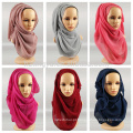 Qualidade superior venda quente cor sólida rayon algodão hijab cachecol atacado muçulmano menina estilo hijab